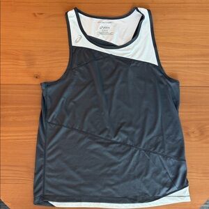 ASICS Gray and White MotionDry Volleyball Tank